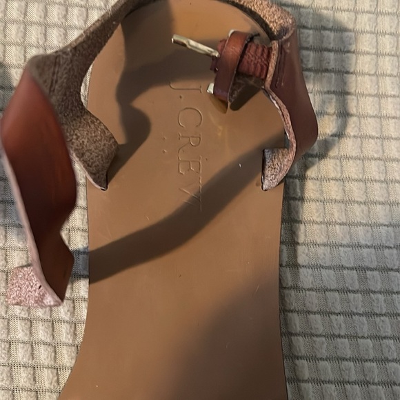 Brown Leather Sandals j. Crew - Picture 2 of 4